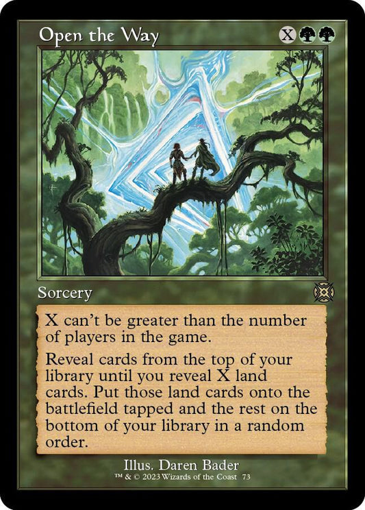Open the Way (Retro Frame) - March of the Machine: The Aftermath (MAT) NM *FOIL*