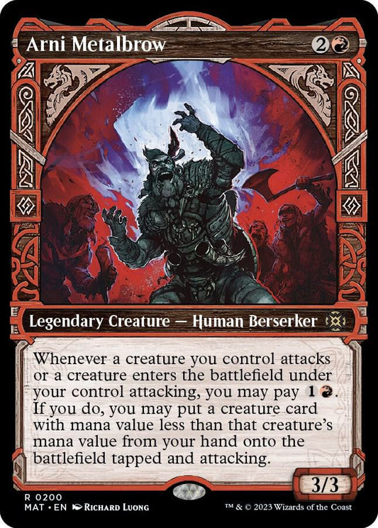 Arni Metalbrow (Halo Foil) - March of the Machine: The Aftermath (MAT) NM *FOIL*
