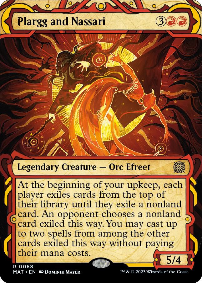 Plargg and Nassari (Showcase) - March of the Machine: The Aftermath (MAT) NM *FOIL*