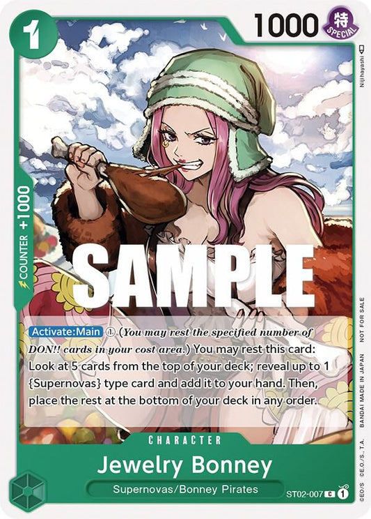 Jewelry Bonney (Tournament Pack Vol. 3) [Participant] - One Piece Promotion Cards (OP-PR) NM