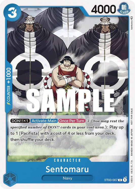 Sentomaru (Tournament Pack Vol. 3) [Participant] - One Piece Promotion Cards (OP-PR) NM