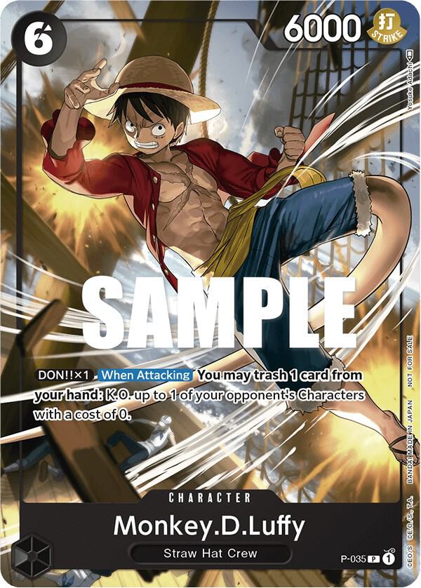Monkey.D.Luffy (Pirates Party Vol. 3) - One Piece Promotion Cards (OP-PR) NM