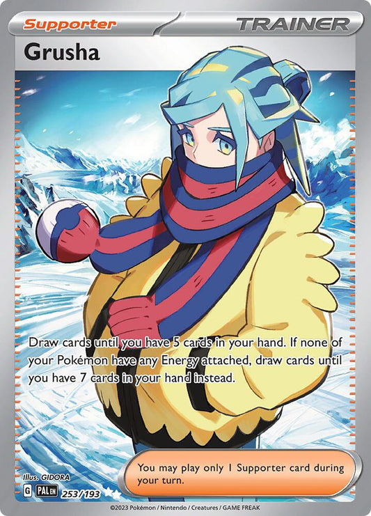 Grusha - 253/193 - SV02: Paldea Evolved (PAL) NM *FOIL*