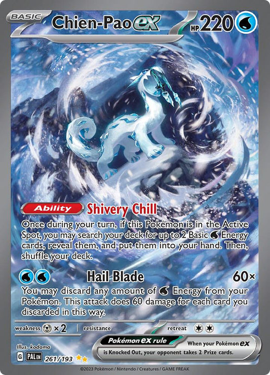 Chien-Pao ex - 261/193 - SV02: Paldea Evolved (PAL) NM *FOIL*
