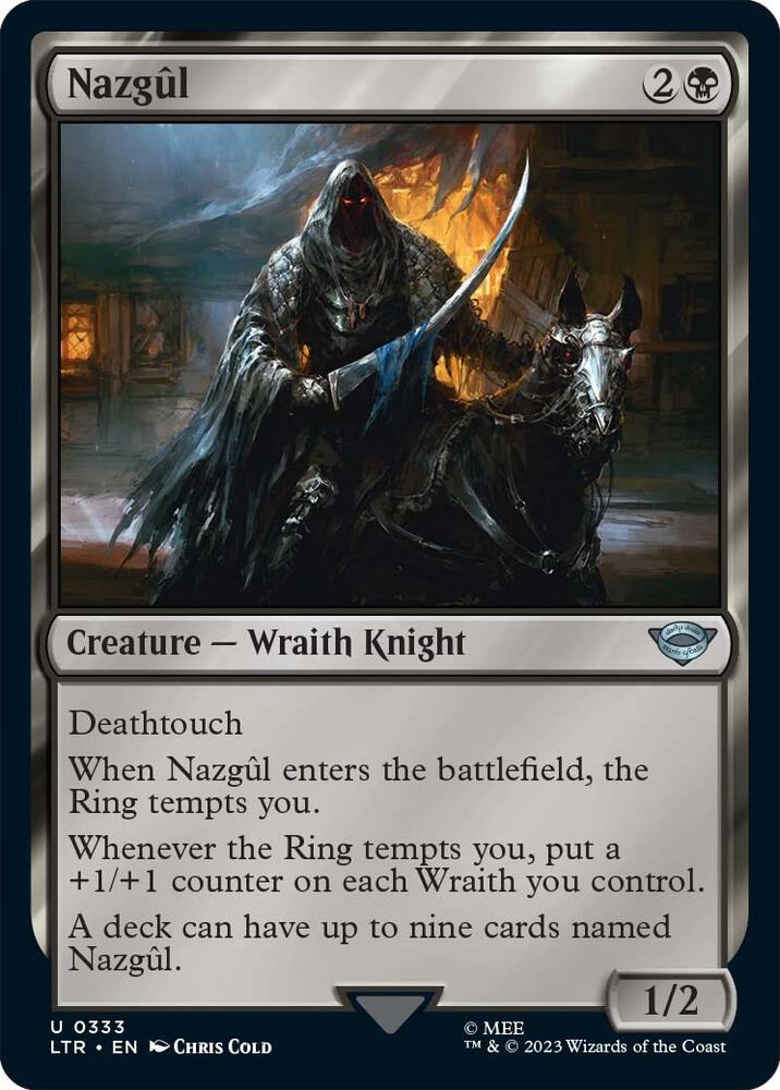 Nazgul (0333) - Universes Beyond: The Lord of the Rings: Tales of Middle-earth (LTR) NM
