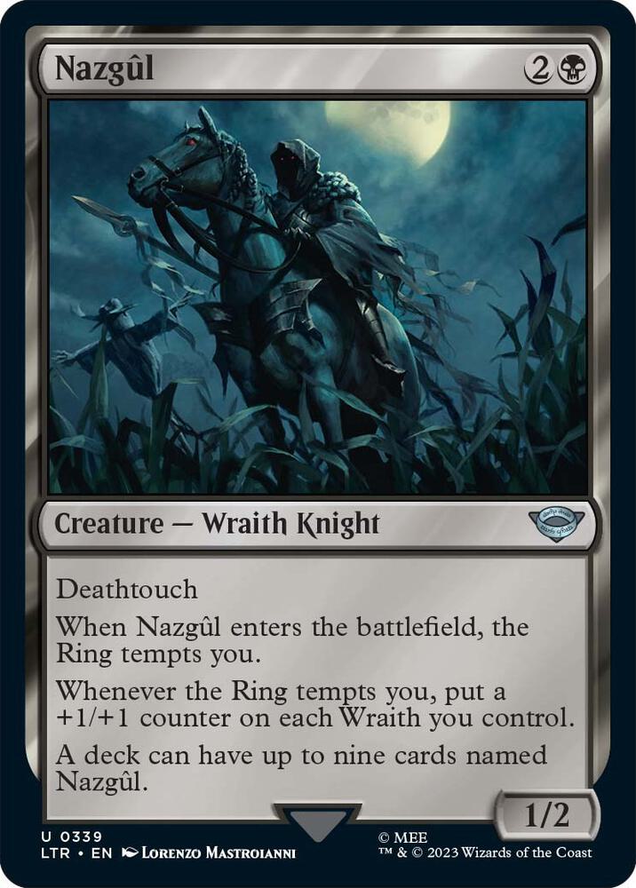 Nazgul (0339) - Universes Beyond: The Lord of the Rings: Tales of Middle-earth (LTR) NM