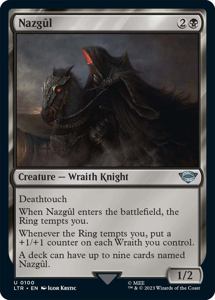 Nazgul (0100) - Universes Beyond: The Lord of the Rings: Tales of Middle-earth (LTR) NM