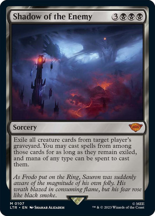 Shadow of the Enemy - Universes Beyond: The Lord of the Rings: Tales of Middle-earth (LTR) NM *FOIL*