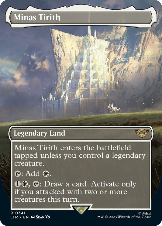 Minas Tirith (0341) (Borderless) - Universes Beyond: The Lord of the Rings: Tales of Middle-earth (LTR) NM