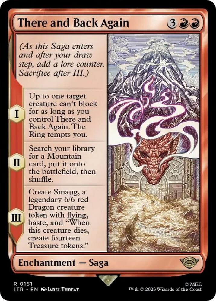 There and Back Again - Universes Beyond: The Lord of the Rings: Tales of Middle-earth (LTR) NM *FOIL*
