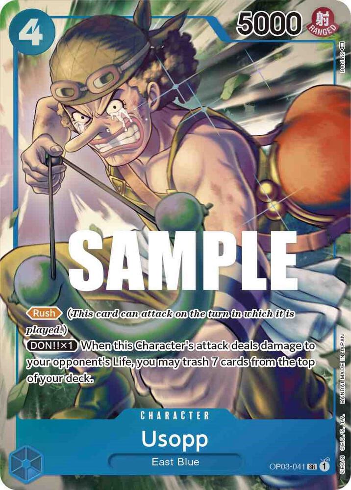 Usopp (Alternate Art) - Pillars of Strength (OP03) NM *FOIL*