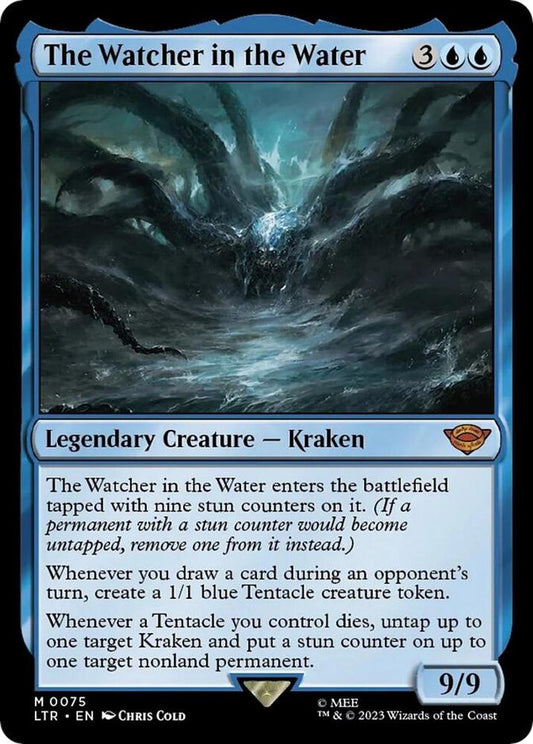 The Watcher in the Water - Universes Beyond: The Lord of the Rings: Tales of Middle-earth (LTR) NM *FOIL*