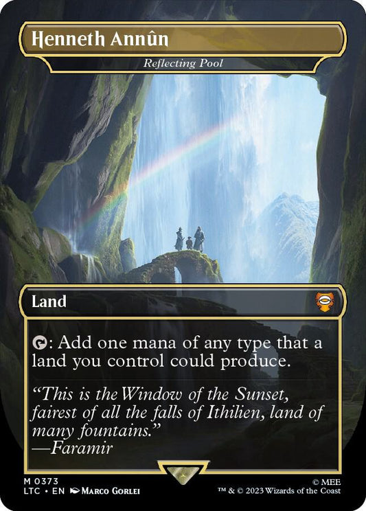 Henneth Annun - Reflecting Pool - Commander: The Lord of the Rings: Tales of Middle-earth (LTC) NM *FOIL*