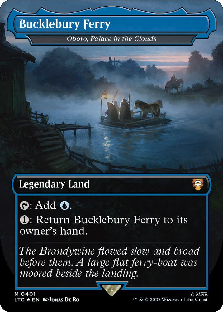 Bucklebury Ferry - Oboro, Palace in the Clouds (Surge Foil) - Commander: The Lord of the Rings: Tales of Middle-earth (LTC) NM *FOIL*