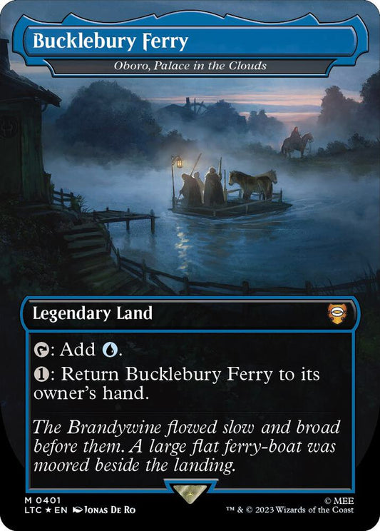 Bucklebury Ferry - Oboro, Palace in the Clouds (Surge Foil) - Commander: The Lord of the Rings: Tales of Middle-earth (LTC) NM *FOIL*