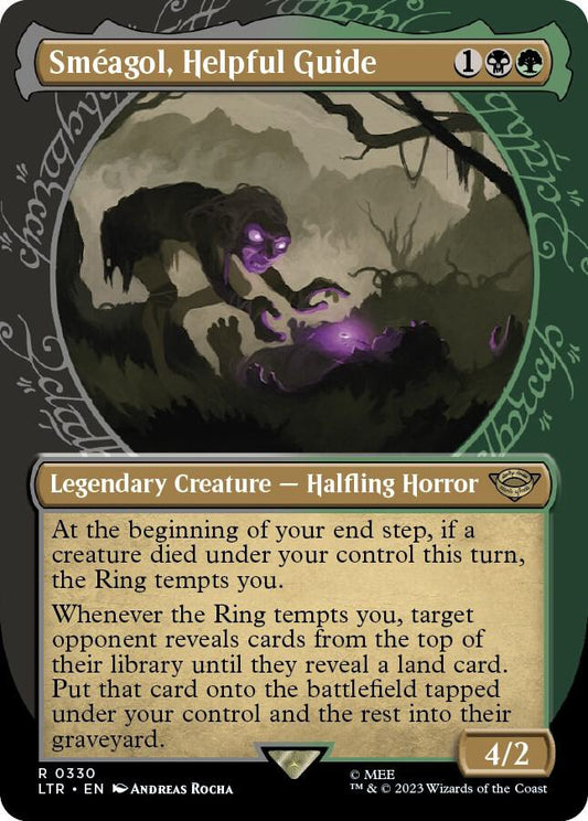 Smeagol, Helpful Guide (Showcase) - Universes Beyond: The Lord of the Rings: Tales of Middle-earth (LTR) NM *FOIL*