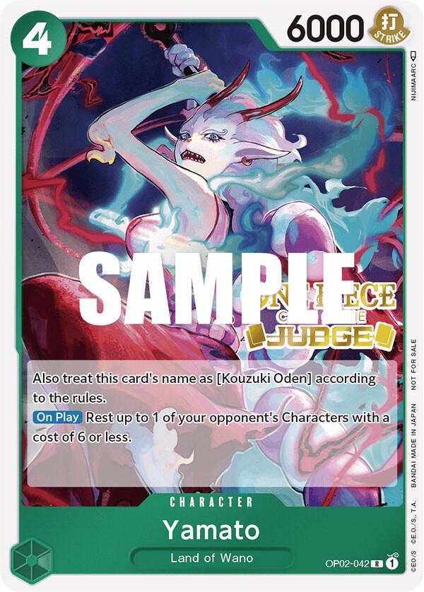 Yamato (Judge) - One Piece Promotion Cards (OP-PR) NM *FOIL*