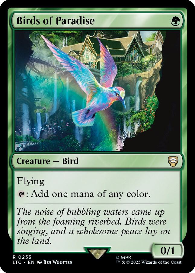 Birds of Paradise - Commander: The Lord of the Rings: Tales of Middle-earth (LTC) NM