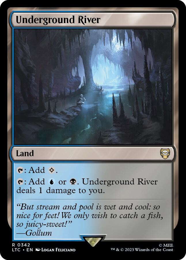 Underground River - Commander: The Lord of the Rings: Tales of Middle-earth (LTC) NM