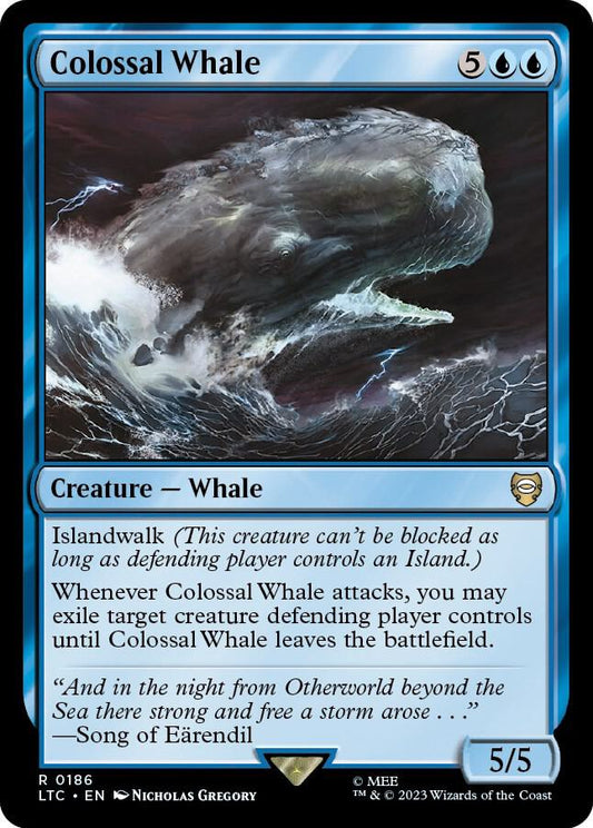 Colossal Whale - Commander: The Lord of the Rings: Tales of Middle-earth (LTC) NM