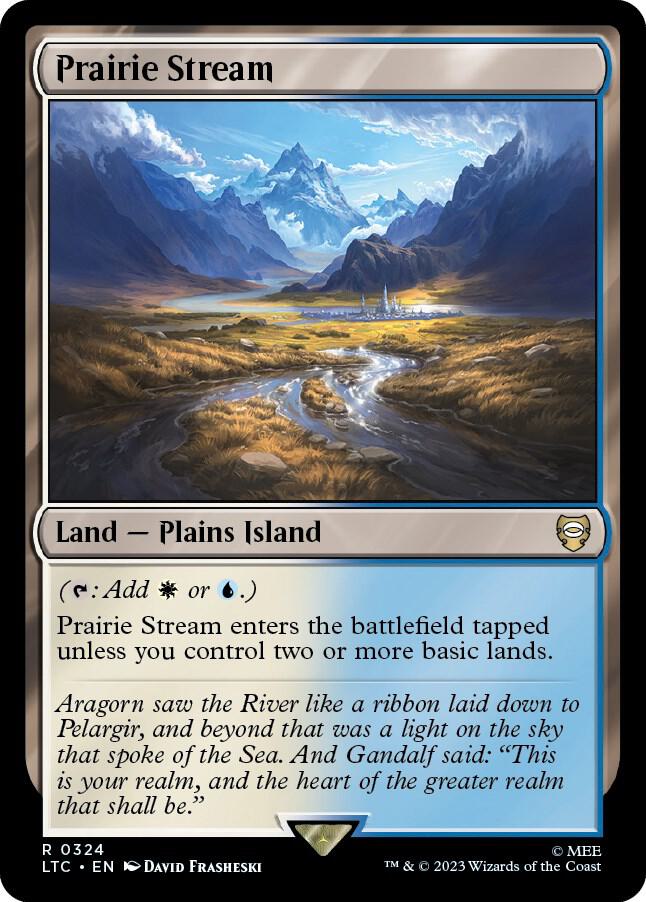 Prairie Stream - Commander: The Lord of the Rings: Tales of Middle-earth (LTC)