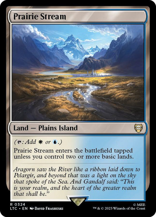 Prairie Stream - Commander: The Lord of the Rings: Tales of Middle-earth (LTC)