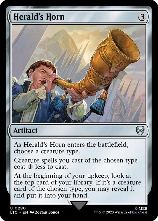 Herald's Horn - Commander: The Lord of the Rings: Tales of Middle-earth (LTC) NM