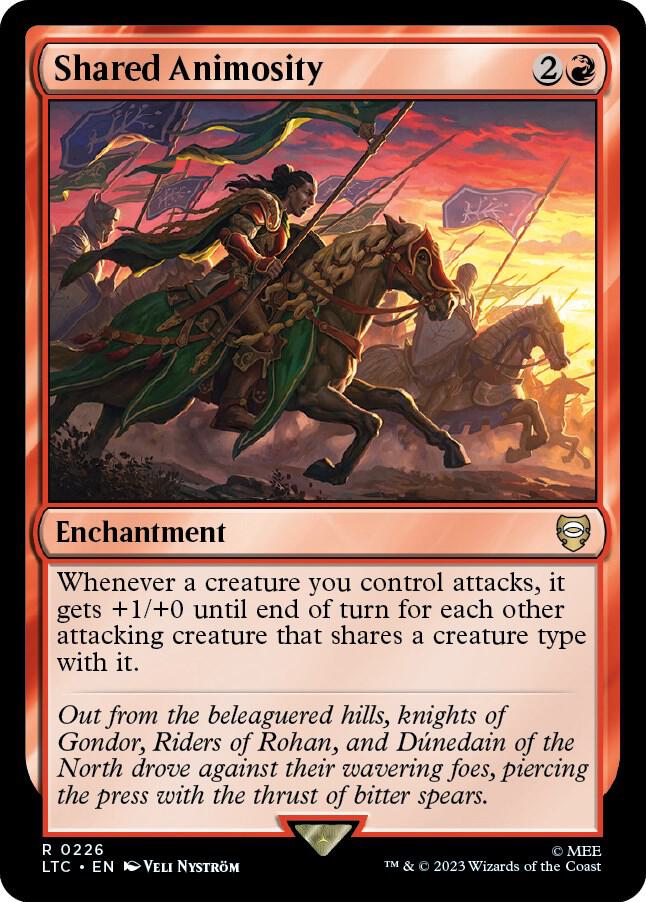 Shared Animosity - Commander: The Lord of the Rings: Tales of Middle-earth (LTC) NM