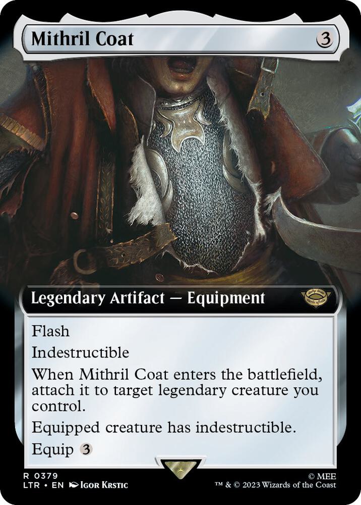 Mithril Coat (Extended Art) - Universes Beyond: The Lord of the Rings: Tales of Middle-earth (LTR) NM