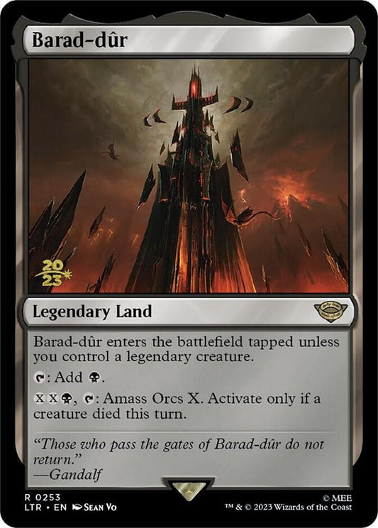 Barad-dur - Prerelease Cards (PRE) NM *FOIL*