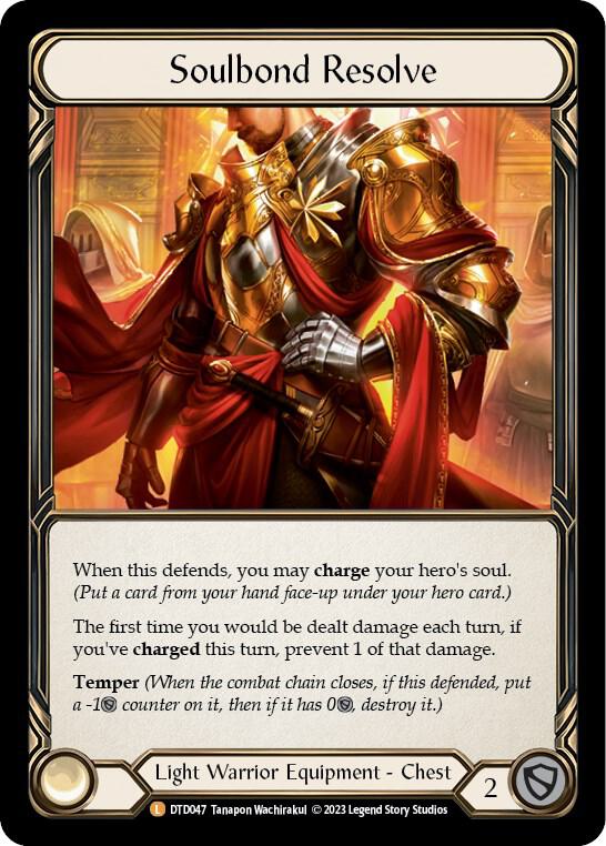 Soulbond Resolve - Dusk till Dawn (DTD) Rainbow Foil NM