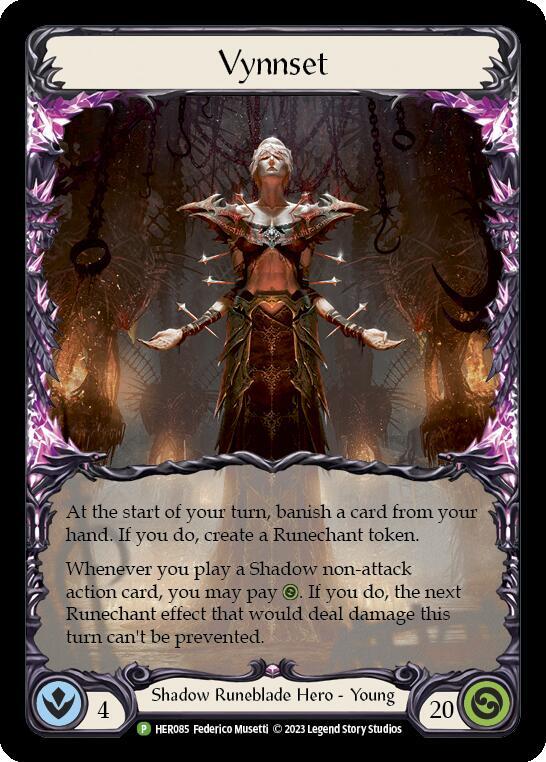 Vynnset - HER085 - Flesh and Blood: Promo Cards (PR) NM *Cold Foil*