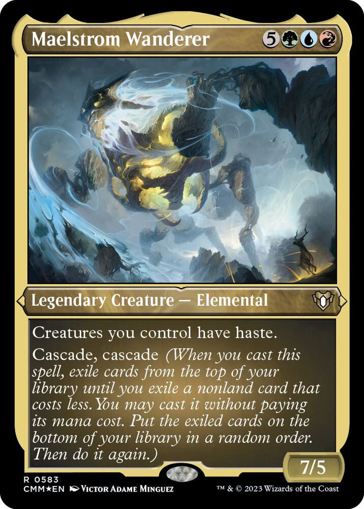Maelstrom Wanderer (Foil Etched) - Commander Masters (CMM) NM *FOIL*