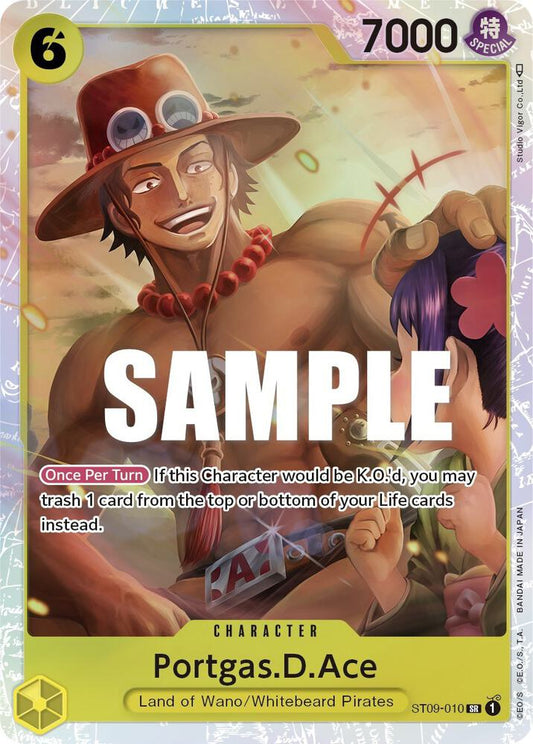Portgas.D.Ace - Starter Deck 9: Yamato (ST-09) NM *FOIL*