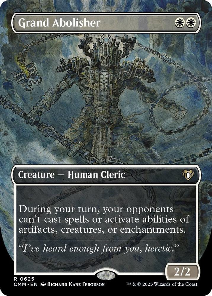 Grand Abolisher (Borderless) - Commander Masters (CMM) NM *FOIL*