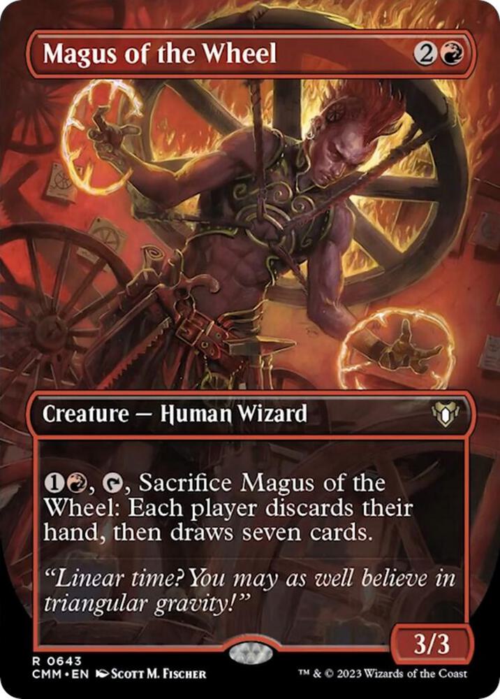 Magus of the Wheel (Borderless) - Commander Masters (CMM) NM