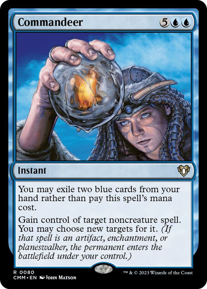 Commandeer - Commander Masters (CMM) NM *FOIL*