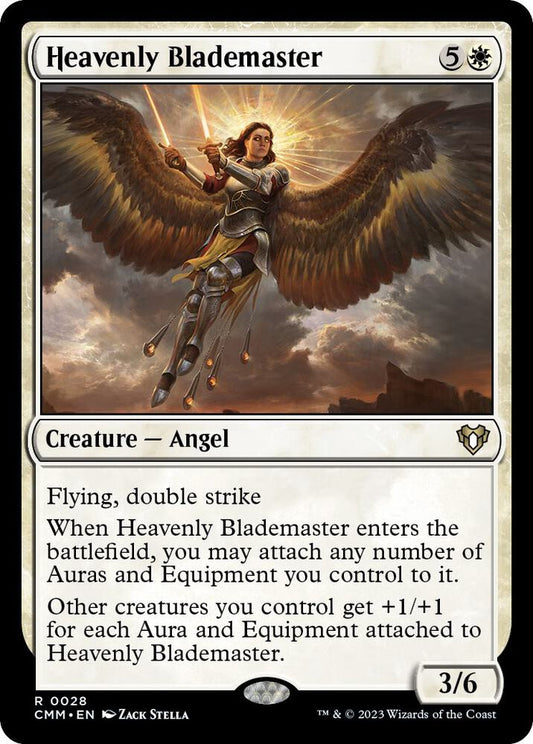 Heavenly Blademaster - Commander Masters (CMM) NM *FOIL*