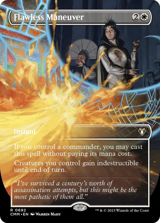 Flawless Maneuver (Borderless) - Commander Masters (CMM) NM