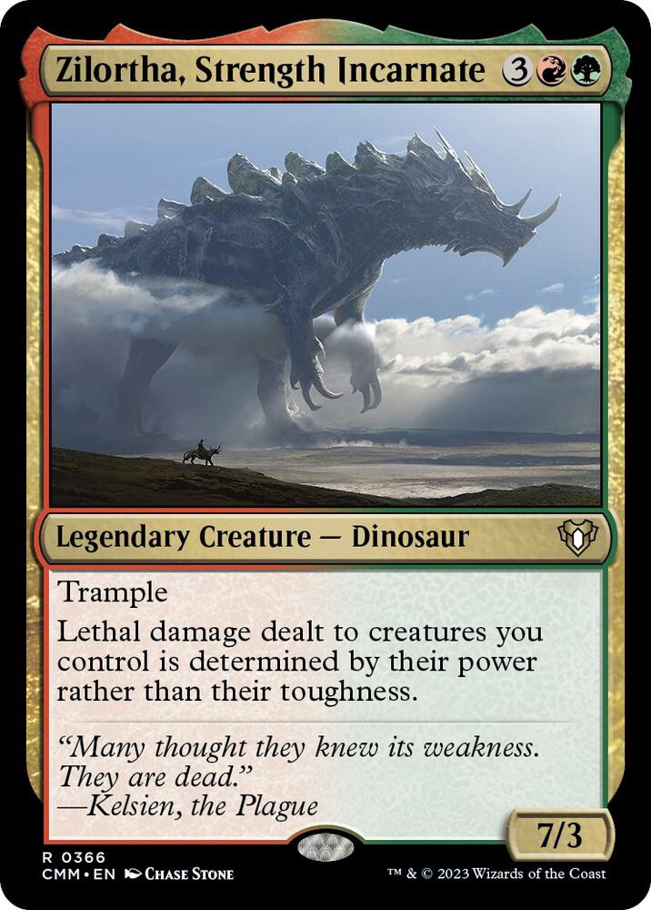 Zilortha, Strength Incarnate - Commander Masters (CMM) NM *FOIL*