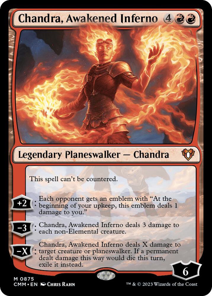 Chandra, Awakened Inferno - Commander Masters (CMM) NM
