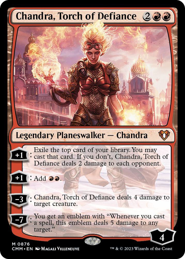 Chandra, Torch of Defiance - Commander Masters (CMM) NM