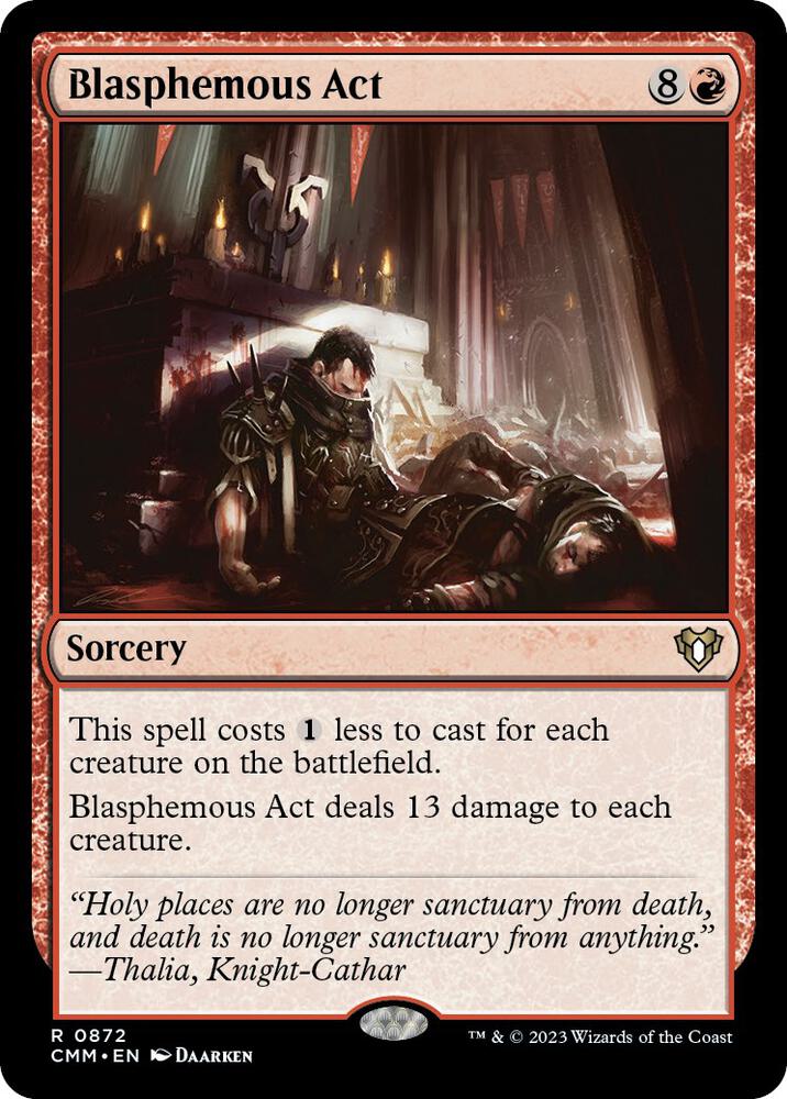 Blasphemous Act - Commander Masters (CMM) NM