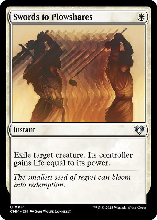 Swords to Plowshares - Commander Masters (CMM) NM