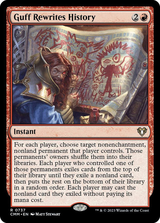 Guff Rewrites History - Commander Masters (CMM) NM