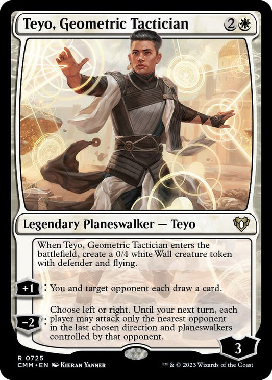 Teyo, Geometric Tactician - Commander Masters (CMM) NM