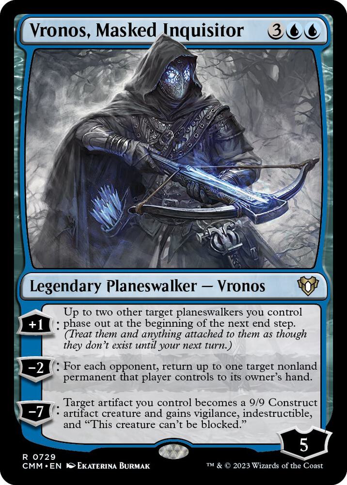 Vronos, Masked Inquisitor - Commander Masters (CMM) NM