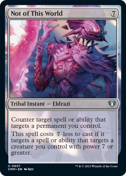 Not of This World - Commander Masters (CMM) NM