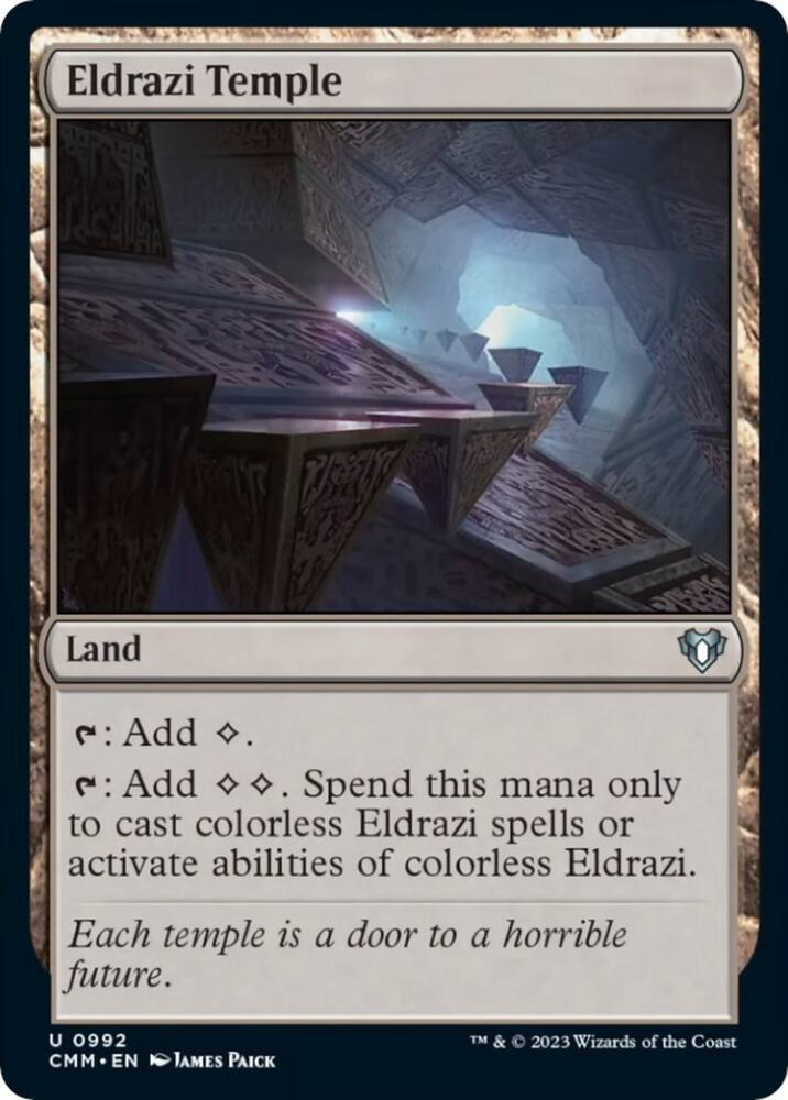Eldrazi Temple - Commander Masters (CMM) NM