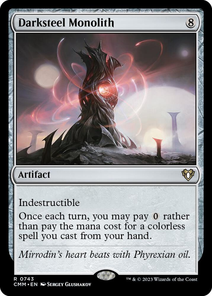 Darksteel Monolith - Commander Masters (CMM) NM